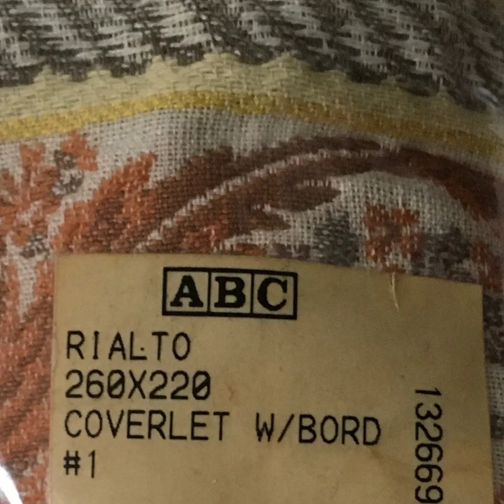 COLIBRI Italian Cotton Weave Coverlet/Blanket King